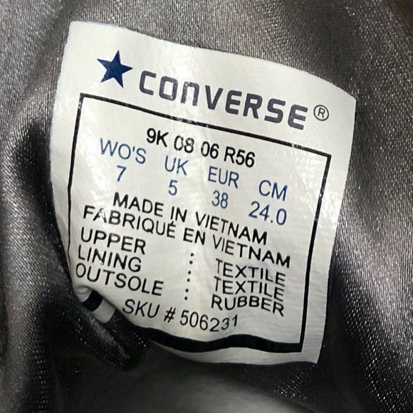 ✨HOST PICK✨ Converse All Star (Mertie) High Top - Size 7 - Picture 10 of 15